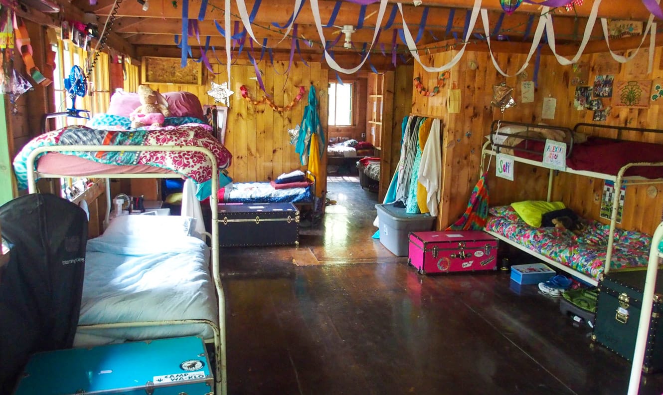Interior of girls cabin