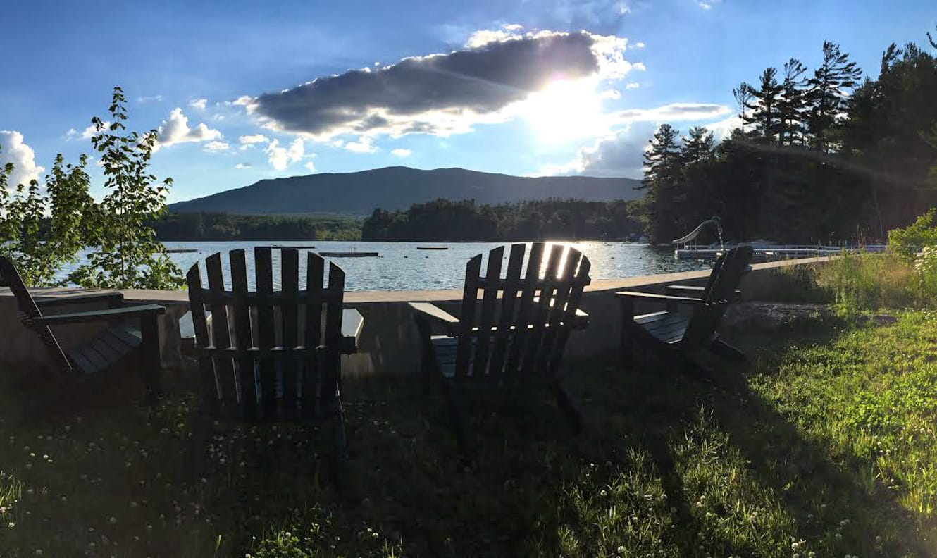 Chairs by the lake