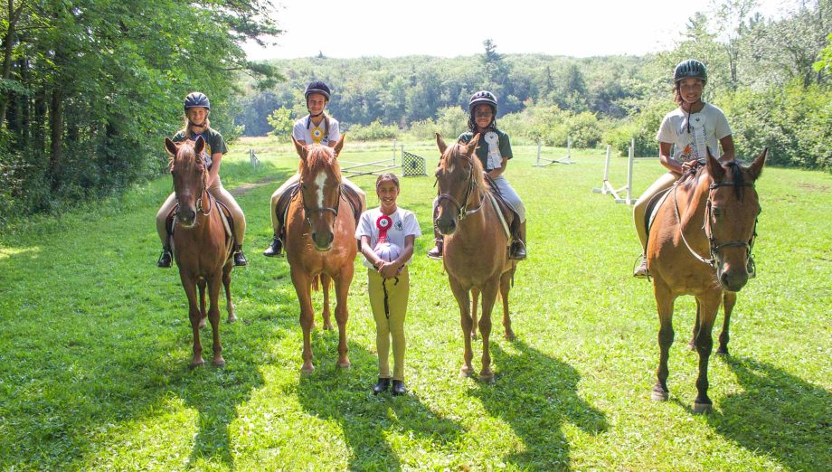 Equestrian competition winners